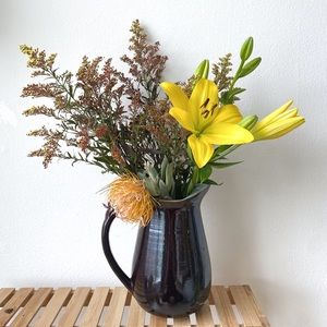 Vintage Red Wing water pitcher with ice lips